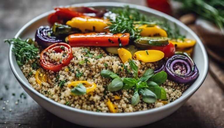 Keto 2.0 Lunch Sous Vide Grilled Veggie and Quinoa Bow