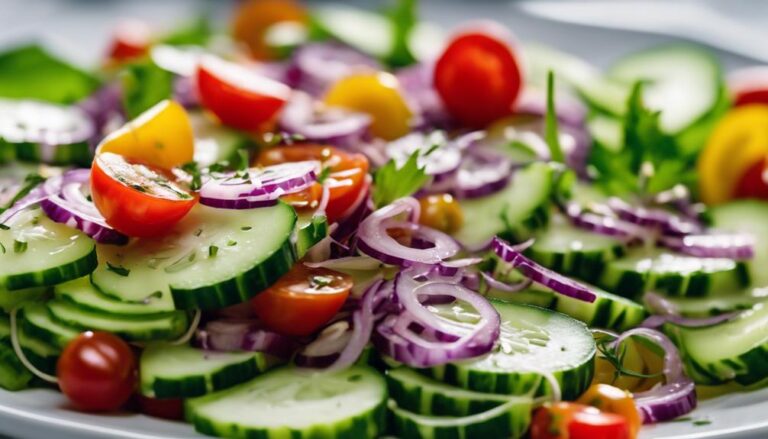 Salad Sous Vide Cucumber and Tomato Salad for the 80/20 Diet