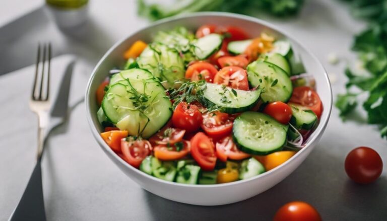 Salad Sous Vide Cucumber and Tomato Salad for the Nourish and Glow Diet