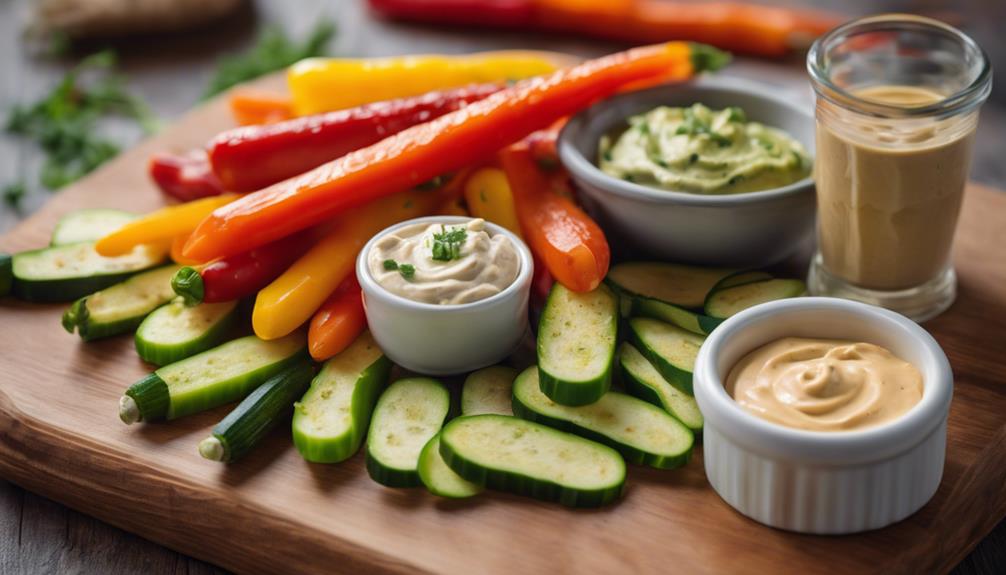 sous vide veggie snack