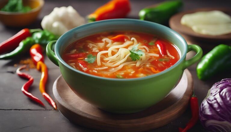 Sous Vide Spicy Cabbage and Bell Pepper Lunch Soup for the Cabbage Soup Diet