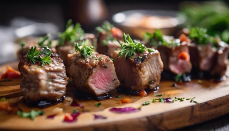 Sous Vide Lamb Bites for a Five Bite Diet Dinner