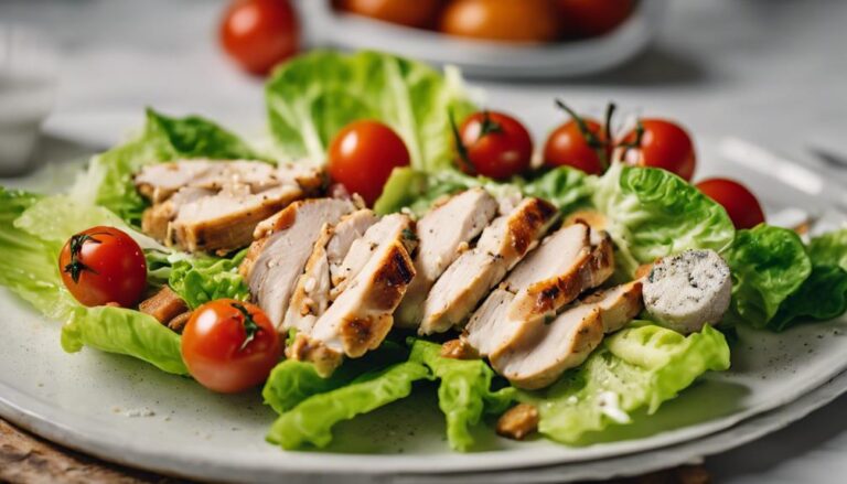 Salad Sous Vide Grilled Chicken Caesar Salad With Whole Grain Croutons for the Supercarb Diet