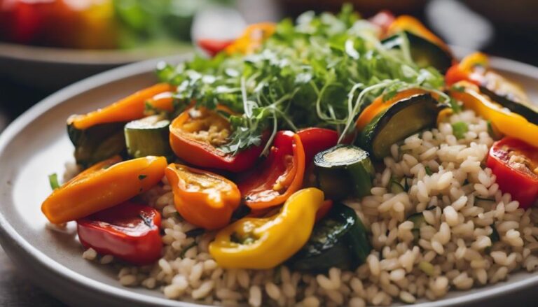 Salad Sous Vide Roasted Veggie and Brown Rice Salad for the SuperCarb Diet