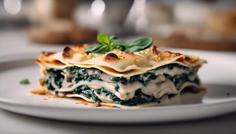 Sous Vide Mushroom and Spinach Lasagna: A Tom Brady Diet Dinner