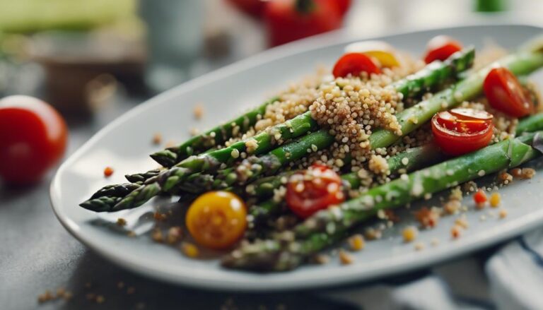 Sous Vide Grilled Asparagus and Quinoa Salad: A Tom Brady Diet Lunch