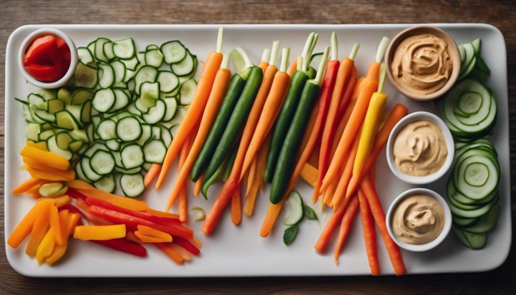 trendy veggie stick varieties