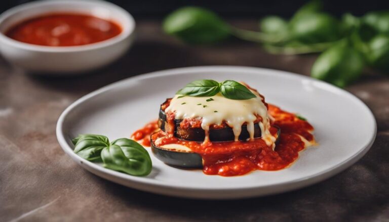 Keto 2.0 Dinner Sous Vide Eggplant Parmesan With Marinara Sauce