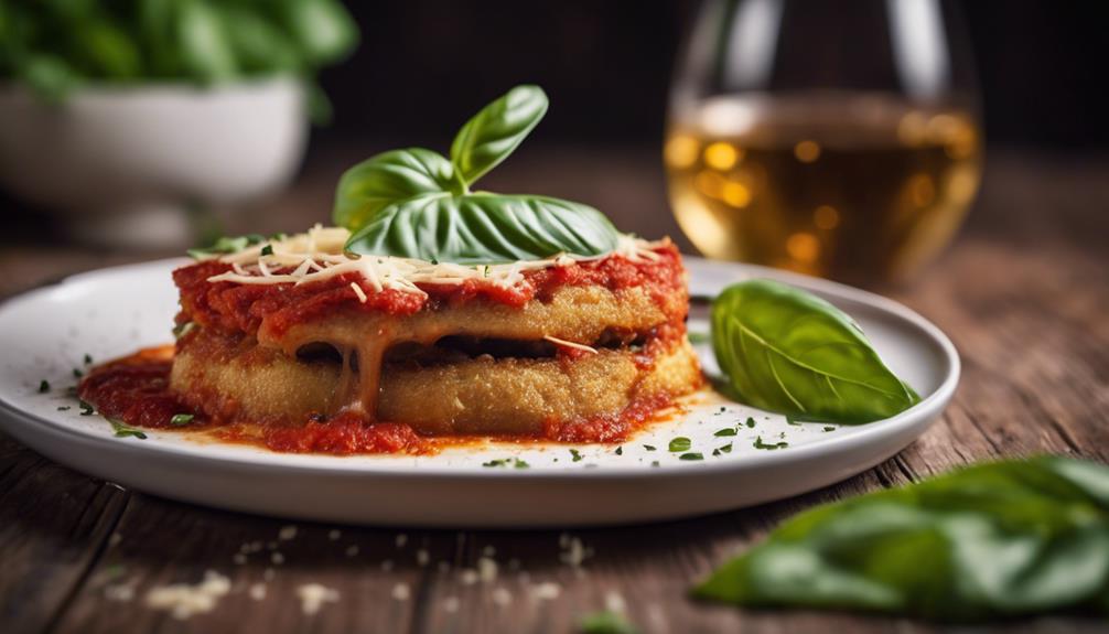 variety in eggplant parmesan