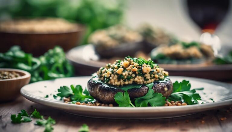 Stuffed Portobello Mushrooms: A Savory Dinner for the 22 Days Vegan Diet