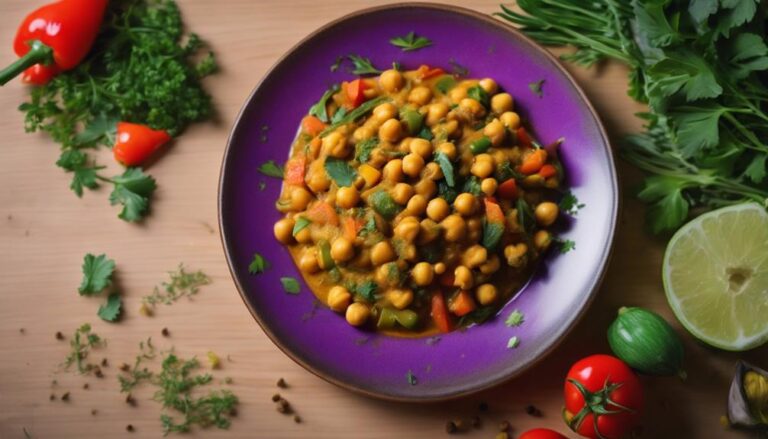 Eco-Atkins Dinner Special: Sous Vide Chickpea and Vegetable Curry