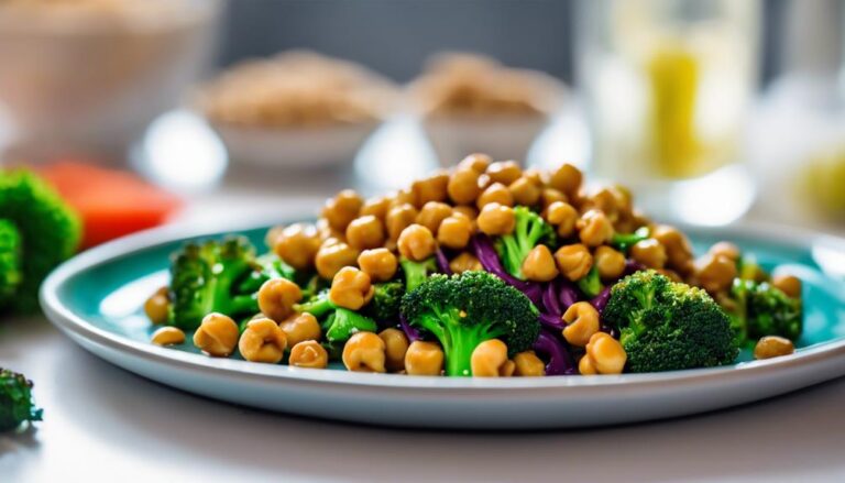 Eco-Atkins Lunch Delight: Sous Vide Chickpea and Broccoli Stir-Fry