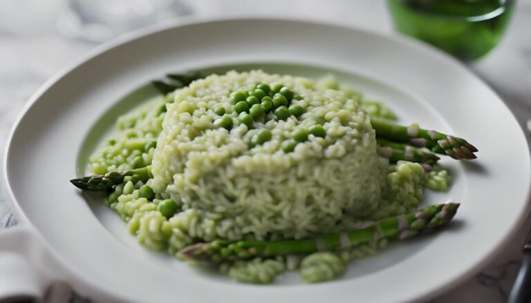 Sous Vide Green Asparagus and Pea Risotto for a 7-Day Color Diet Dinner