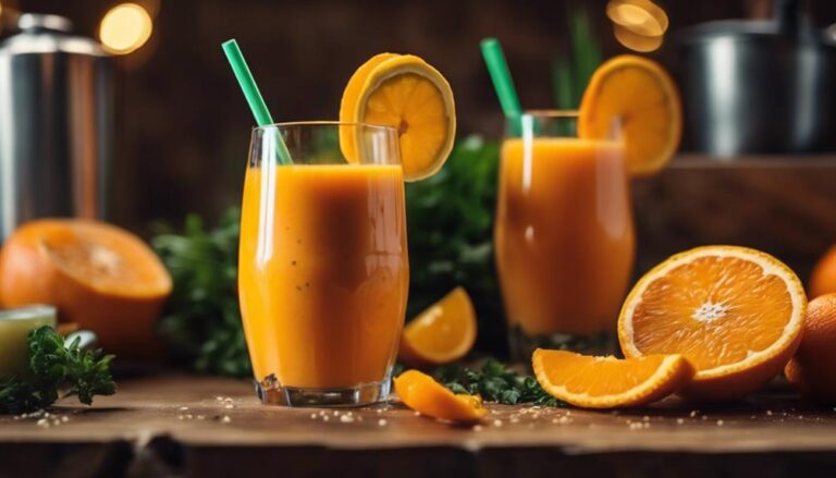 Sous Vide Orange Citrus and Carrot Breakfast Smoothie on the 7-Day Color Diet