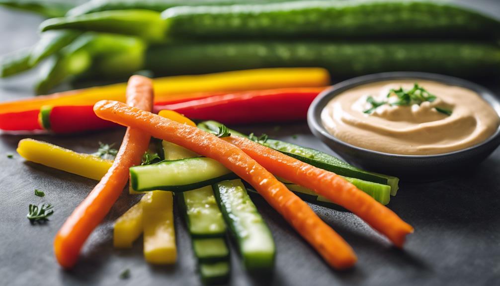 vibrant veggie stick options