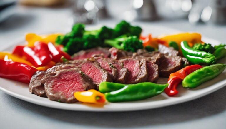 Dinner Sous Vide Beef and Vegetable Stir-Fry for the MyPlate Diet