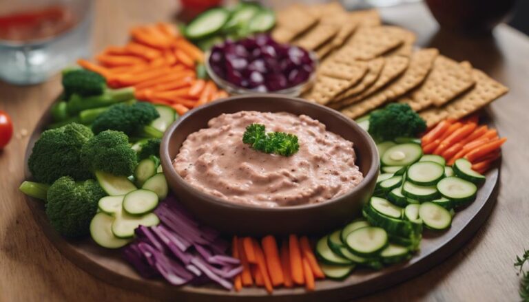 Eco-Atkins Snack: Sous Vide Veggie and Bean Dip Plate