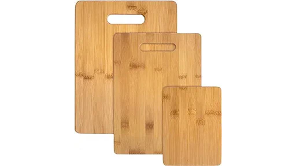 bamboo cutting board set