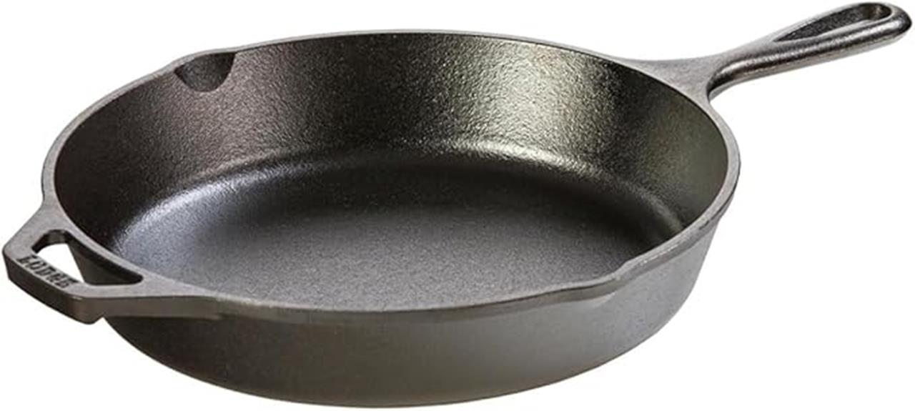 cast iron skillet pre seasoned