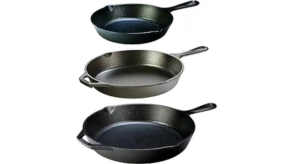 cast iron skillet set