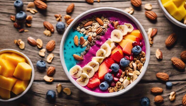 Sous Vide Protein Smoothie Bowl: A Colorful 5 Factor Diet Breakfast