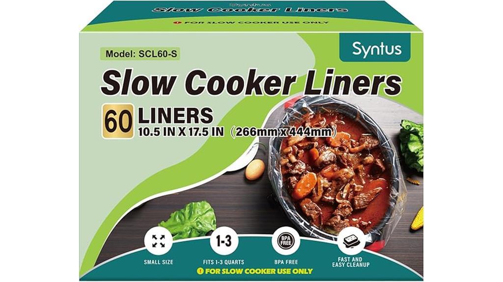 convenient slow cooker liners