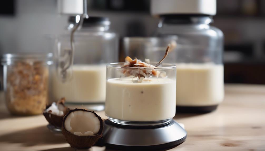 creamy coconut milk pudding