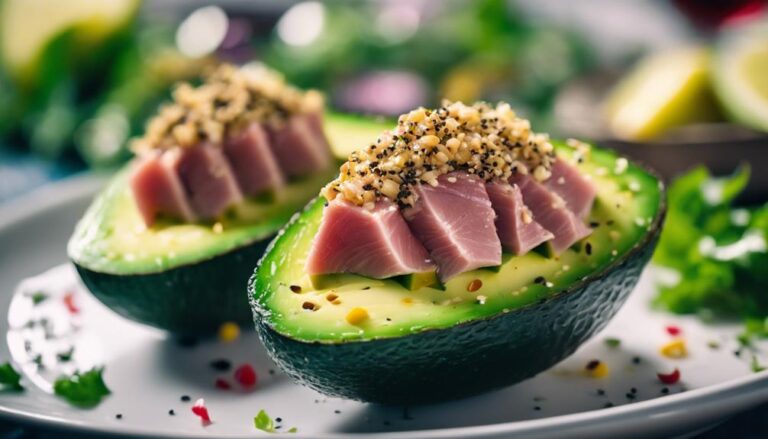 Lunch Perfection: Sous Vide Lectin-Free Tuna Stuffed Avocado