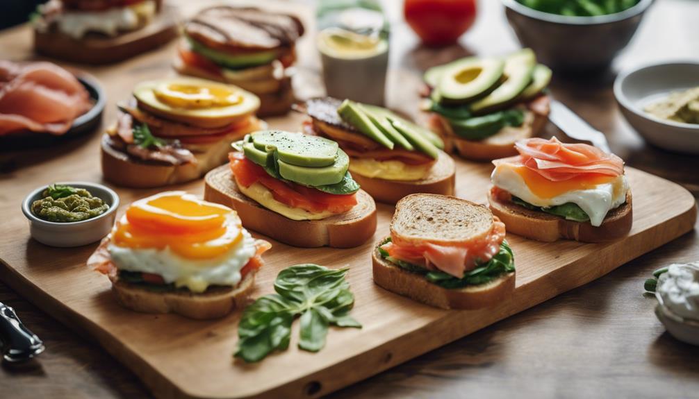 delicious breakfast sandwich options