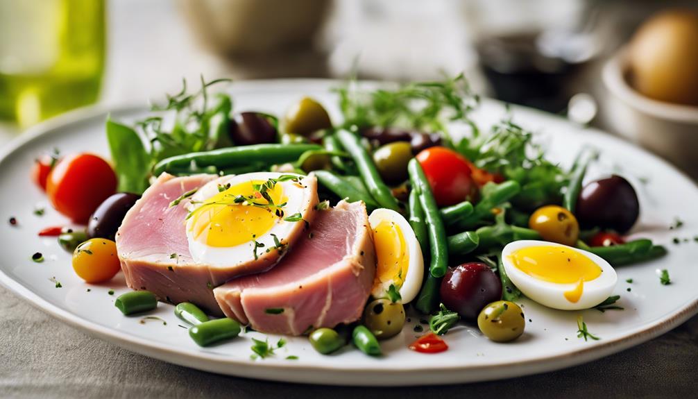 delicious tuna nicoise salad