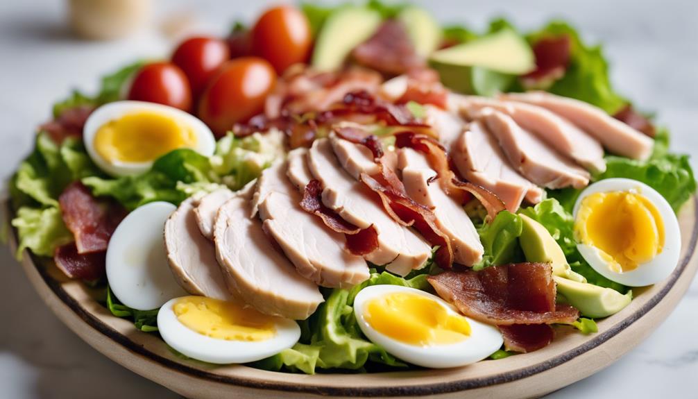 delicious turkey cobb salads