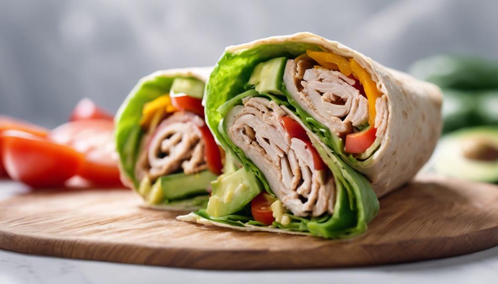 delicious turkey wrap instructions