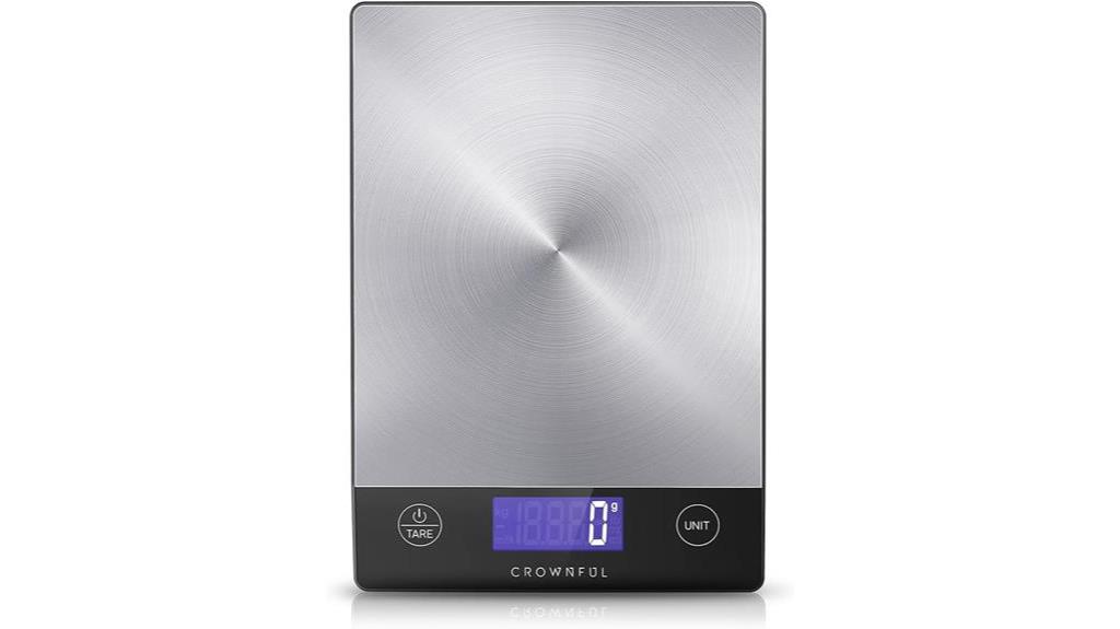 digital kitchen scale rechargeable