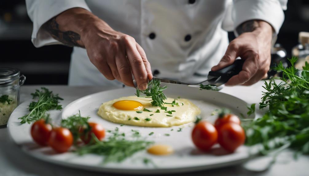 egg white omelette history