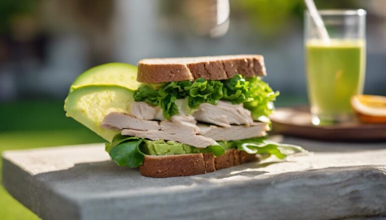 Lunch Break Made Better: SlimFast and Sous Vide Turkey Avocado Sandwich