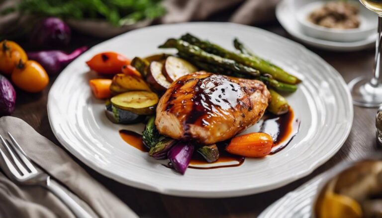 Sous Vide Balsamic Glazed Chicken and Veggies: A Tasty 5 Factor Diet Lunch