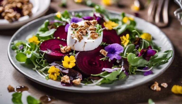 SlimFast Lunchtime Luxury: Sous Vide Beet and Goat Cheese Salad