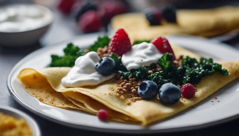 Sous Vide Breakfast Crepes With Sirtfoods