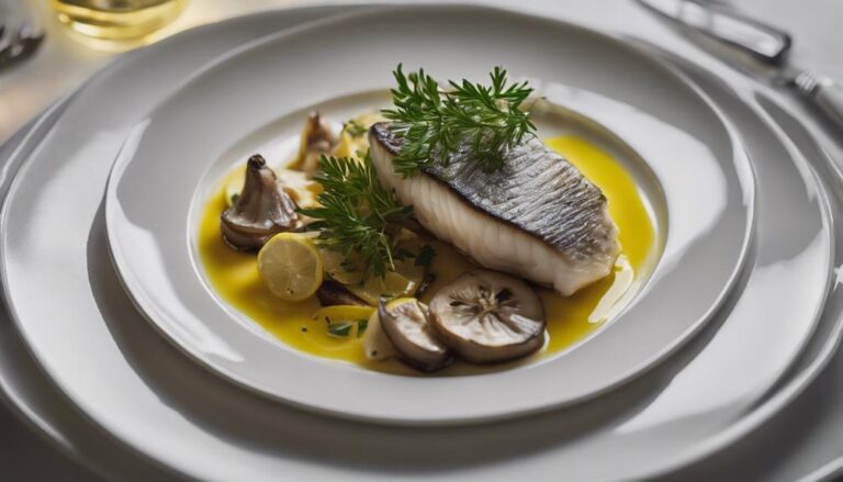 Elegant Evenings: Sous Vide Mushroom and Lemon Herb Cod