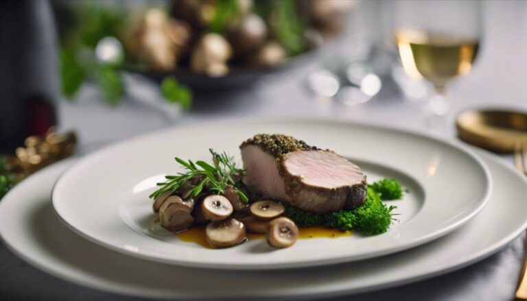 Elegant Nights: Sous Vide Mushroom and Herb-Crusted Pork Tenderloin