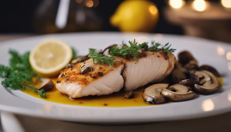 Evening Delight: Sous Vide Mushroom and Lemon Herb Chicken