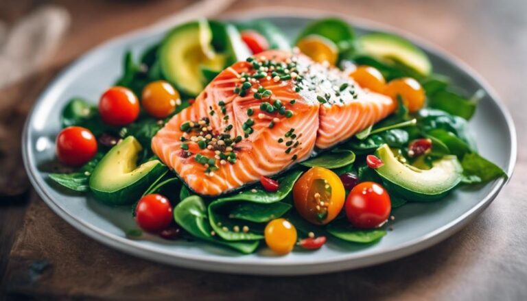 Lunchtime Luxury: Sous Vide Spinach and Salmon Salad for Weight Loss