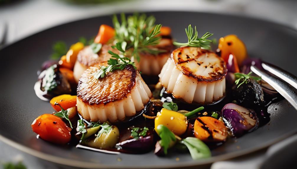 gourmet sous vide scallops