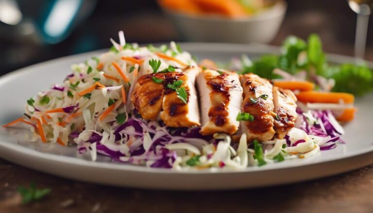 Sous Vide BBQ Chicken and Coleslaw for The Biggest Loser Diet Dinner