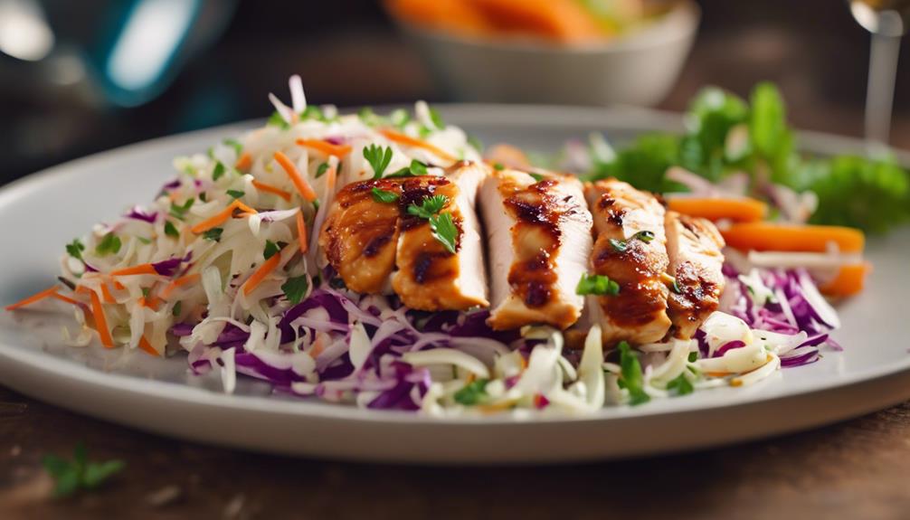 healthy bbq chicken dinner