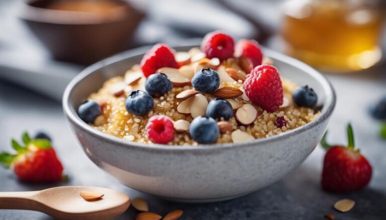 Sous Vide Breakfast Quinoa With Almonds and Fruits for the Biggest Loser Diet