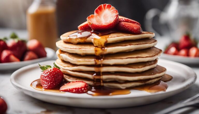 Sous Vide Protein Pancakes With Fresh Strawberries: a 5 Factor Diet Breakfast