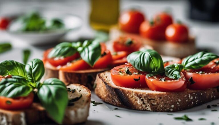 Sous Vide Bruschetta With Tomato and Basil for the Biggest Loser Diet Appetizer