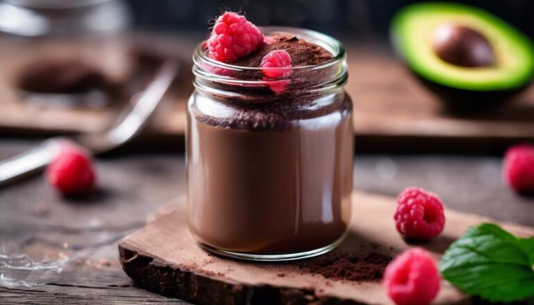 Sous Vide Chocolate Avocado Mousse for The Biggest Loser Diet Dessert