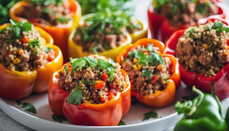 Sous Vide Stuffed Bell Peppers for The Biggest Loser Diet Dinner